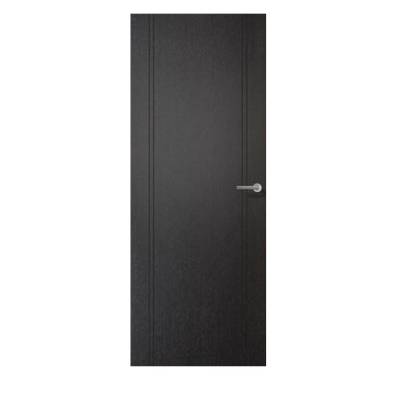 Black Monaco Lamianated Pre-finished Internal Door Wooden Ti...
